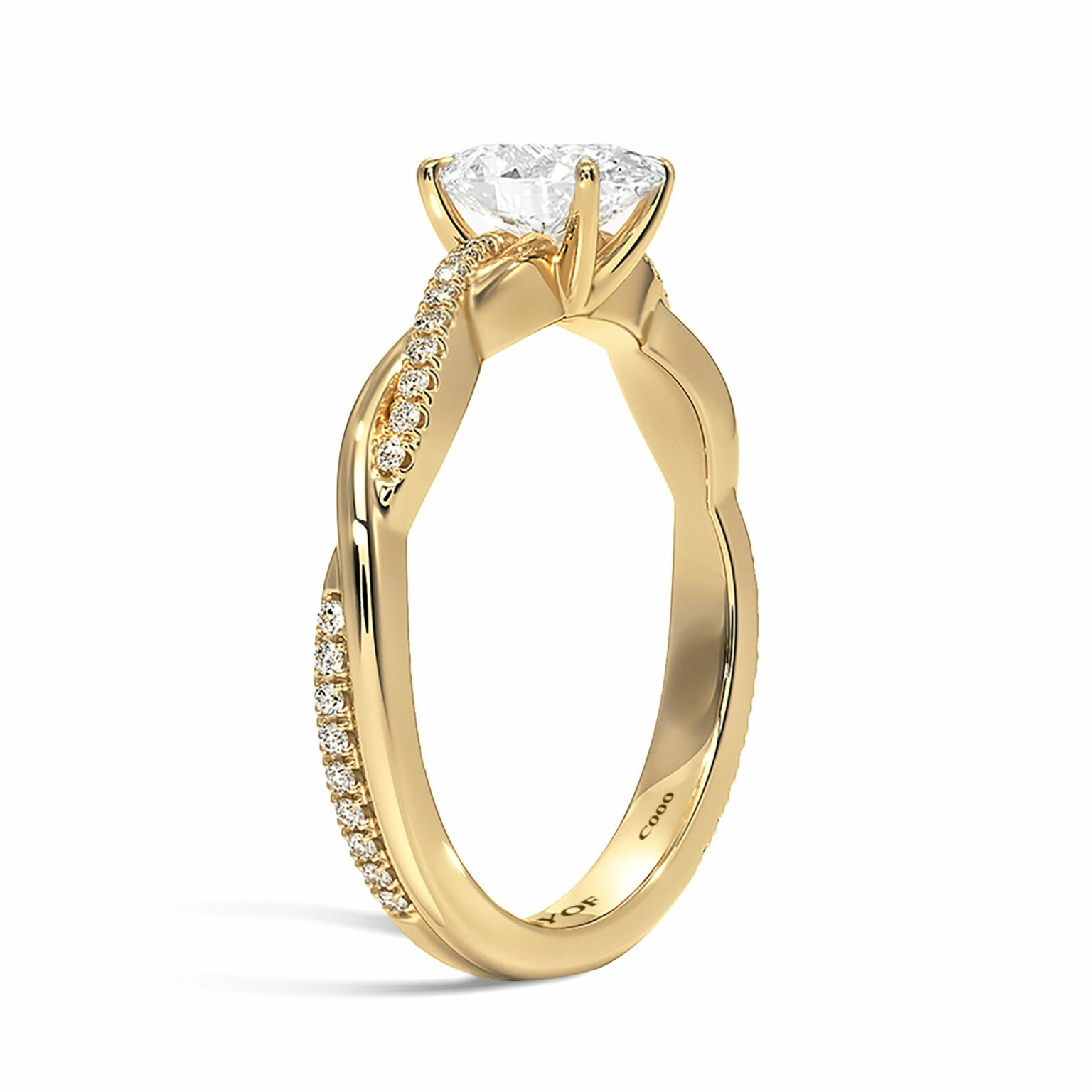 How to Choose an 18K Yellow Gold Petite Plain Engagement Ring